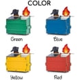 thumbnail image 5 of Dumpster Pen Holder Desk Accessories, Compact Dumpster Storage Box with Fire for Desk Accessories Wooden Dumpster Desk Accessories (03Red) 03Red 03Red 03Red, 5 of 5
