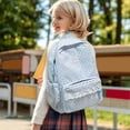 thumbnail image 5 of Polka Dot Backpack, Coquette Lace Backpack, Cute Nylon Daypack,Lightweight Shoulder Bag for Women Laptop Daypack With Cute Accessories, Kawaii Preppy Casual Bag Backpack Polka Dot Fashion, 5 of 9