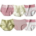 thumbnail image 2 of Txenfivo Womens Underwear Cotton Briefs Panties for Women, Seamless Big Girls No Show Panties, 6 Pack, High Waist, M-XXL, 2 of 6