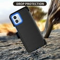 thumbnail image 6 of For Motorola Moto G Play 4G 2024 Case,Takfox Holster Phone Case with Built-in Screen Protector Swivel Belt Clip [3 Layers] Heavy Duty Full Body Protection Shockproof Kickstand Cover- Black, 6 of 9