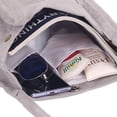 thumbnail image 4 of Bolso de lona de pana, bolso bandolera versátilRice white, 4 of 5