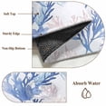 thumbnail image 2 of Blue Pink Coral Area Rug 3x5 Washable Rug Non Slip Watercolor Coastal Ocean Life Large Area Rug Indoor Floor Carpet for Entryway Bedroom Kitchen Living Room Home Office Dining Room Nursery, 2 of 8