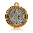 thumbnail image 2 of Medallas Católicas, Regalo Religioso, Material Metálico, Patrón Exquisito, Resistente A La Corrosión, Medalla De San Benito, A Prueba De Herrumbre Para Mujeres ANGGREK Otros, 2 of 8