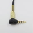 thumbnail image 3 of Black Replacement Audio Cable For Marshall Major II Monitor MID Headphones With MIC, 3 of 5