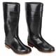 thumbnail image 4 of 1 par de botas de lluvia impermeables antideslizantes para jardinería, granjas, ganado, cría, color negro 43, 4 of 10