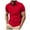 Z22-Red, variant on XDZJLR Mens Polo Shirts Striped Long Sleeve Lapel Button Casual Pocket T Shirt Fashion Shirt Pullover Tops