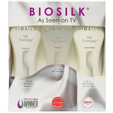 6 Pack - Biosilk 3 Piece Silk Therapy Kit, 1 ea