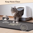 thumbnail image 2 of Alfombrilla Garopion de silicona impermeable para gatos, color negro, 2 of 7