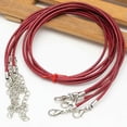 thumbnail image 5 of K-KED 100PCS DIY Leather Wax Rope Cord Necklace Clasp Findings String Lobster-Black, 5 of 9