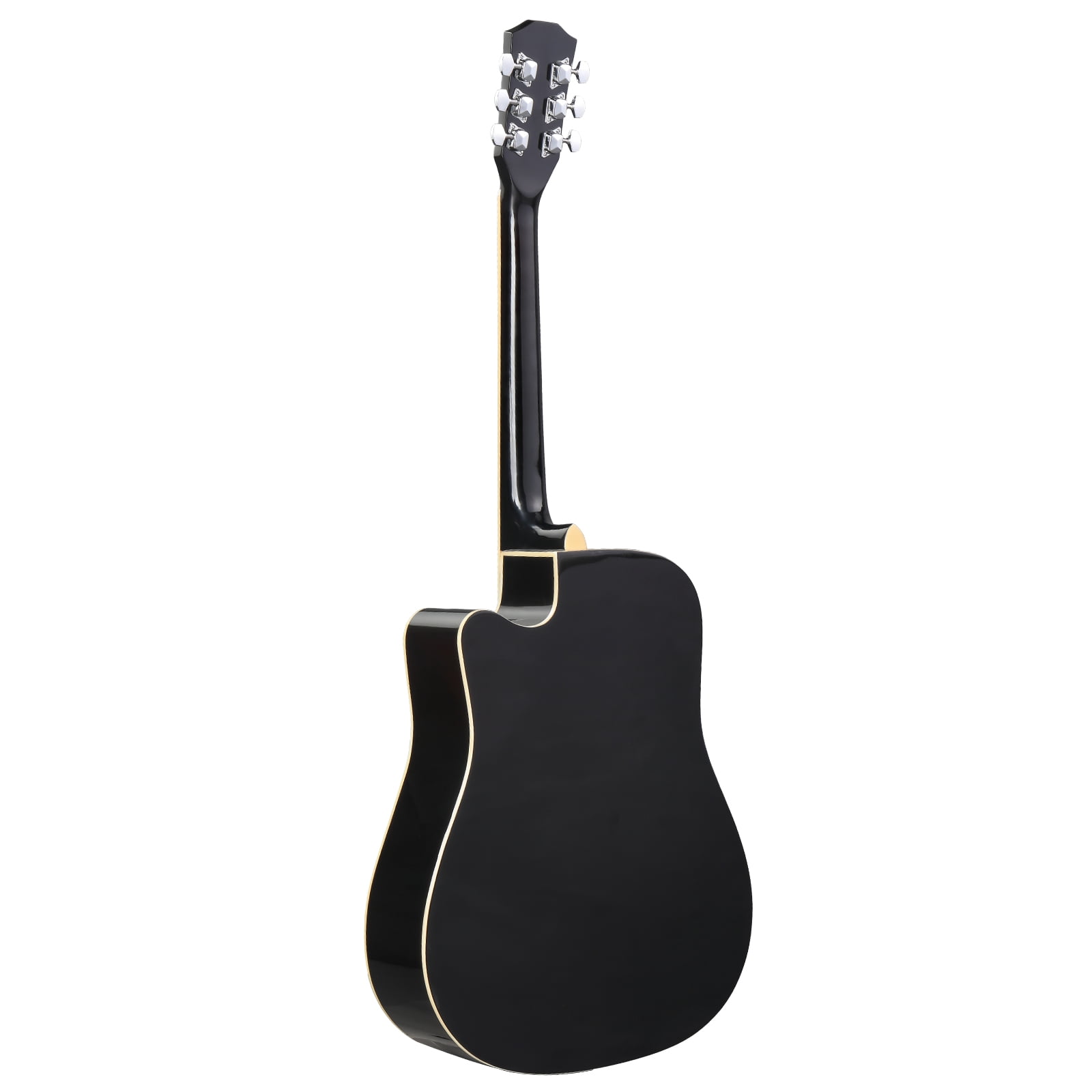 41-Inch Full-Size Dreadnought Cutaway Acoustic Guitar with Basswood Body, Steel Strings, and Starter Accessories for Beginners and Adults