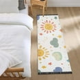 thumbnail image 3 of Yayeee Runner Rug for Bedroom 2'x6' Machine Washable Hallway Non Slip Mat, Rainbows Pattern, 3 of 8