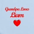 thumbnail image 2 of CafePress - Grandpa Loves Liam Infant Bodysuit - Baby Light Bodysuit, Size Newborn - 24 Months, 2 of 4