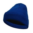 thumbnail image 5 of Winter Woolen Melon Hat Reflective Silk Knitted Hat Solid Color Fashion Thick Velvet Warm Ear Protection Toe Cap Hat, 5 of 5