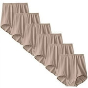 Bali Skimp Skamp Women`s Brief Panty - Best-Seller, 7, Toffee (Pack of 6) 6 Toffee