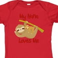 thumbnail image 4 of Inktastic My Nana Loves Me Sloth Boys or Girls Baby Bodysuit, 4 of 5