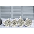 thumbnail image 2 of Ambesonne Sugar Skull Throw Pillow Cover 4 Pack, Calavera Diamond, 24", Cream Grey Black, 2 of 5