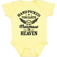 thumbnail image 3 of Inktastic Handpicked for Earth by My Meemaw in Heaven with Angel Wings Boys or Girls Baby Bodysuit, 3 of 5