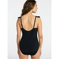 thumbnail image 5 of Time and Tru Women's and Women's Plus Size Ruffle Strap One Piece Swimsuit, Sizes XS-3X, 5 of 5