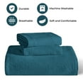 thumbnail image 3 of Superior 2-Piece Florin Cotton Matelasse Deep Sea Bedspread Set, Twin, 3 of 10