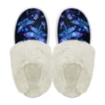 thumbnail image 2 of Chririnla Psychedelic Dragonfly Cotton House Slippers for Women Non-Slip Warm House Slippers with Anti-Skid Sole Novelty House Shoes for Indoor & Outdoor, 2 of 7