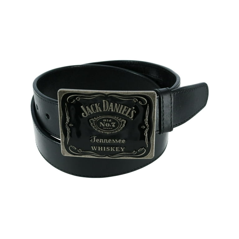 Jack Daniels Classic Black Belt Buckle 