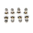 thumbnail image 4 of 8PCS 25mm Diameter Shower Glass Sliding Door Hanging Wheel Roller Bathroom Sliding Cabinet Eccentric Pulleys, 4 of 5