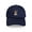 Navy, variant on - Perky Boxer Dog Portrait - Adjustable 100% Brushed Unisex Casual Cotton Baseball Cap, Beige, 1