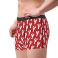 thumbnail image 3 of Kdxio Men's Boxer Briefs with Cartoon Lobster Print - Comfortable and Breathable Underwear for Everyday Wear, 3 of 7