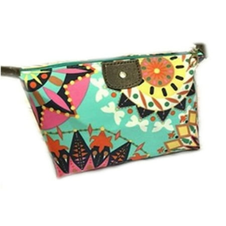 Portable Travel Cosmetic and Toiletries Organizer Bag Pouch With Zipper For Women