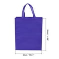 thumbnail image 2 of Unique Bargains Reusable Gift Bags Vertical Style Non-Woven Tote Bag for Travel Storage Blue, 2 of 5
