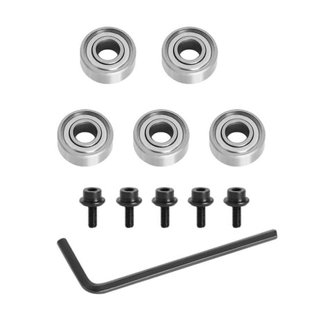 

Replacement Parts Alloy Cutter Head Screw Router Bit Set Upper Lower Bearing DIY