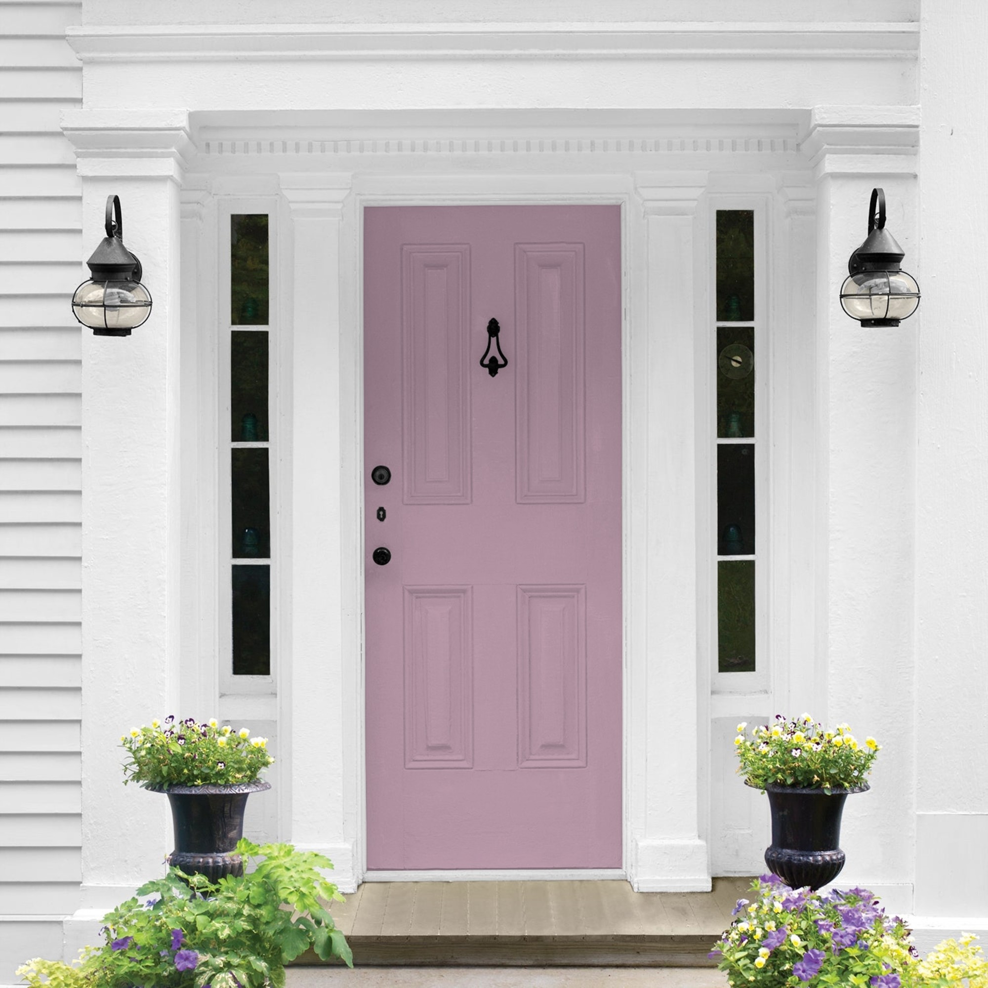 Glidden HEP Ashberry / Purple Semi-Gloss Exterior Paint with Primer, 1 Quart