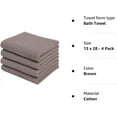 thumbnail image 4 of RUseeN 100% Cotton Waffle Weave Kitchen Dish Towels, Ultra Soft Absorbent Quick Drying Cleaning Towel, 13x28 Inches, 4-Pack, Brown, 4 of 7