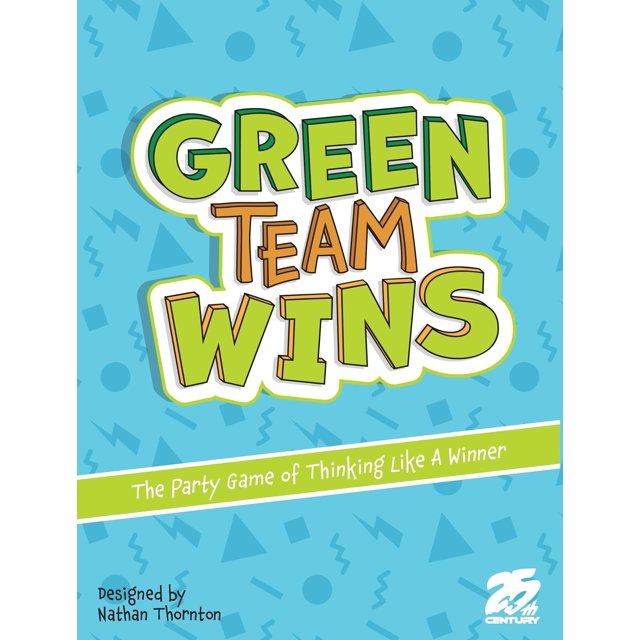 Juego de Mesa 25th Century Games Green Team Wins TFC29000 Party Game 2 a 6 Jugadores