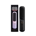 thumbnail image 1 of Planchas de pelo para mujer, recargables, con peine, compactas, con 4 niveles de temperatura y placas de cerámica, de calentamiento rápido., 1 of 2