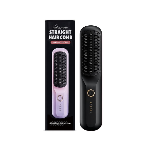 Pisexur Belleza Maquillaje Plancha de pelo para mujer, recargable, compacta, con 4 niveles de temperatura y placas de cerámica de calentamiento rápido.para mujeres y hombres