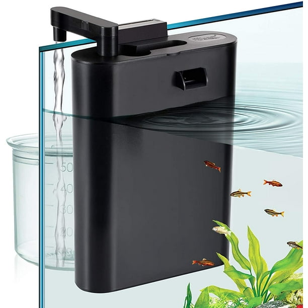 Changing store aquarium filter