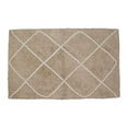 thumbnail image 3 of Home Weavers Bartow Collection  Absorbent Cotton Soft Bathroom Rug, Beige, 24×40, 3 of 3