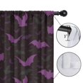 thumbnail image 4 of Blackout Kids Curtains,Halloween Bat Camouflage Pattern Childrens Insulated Curtains Set Of 2,Bedroom Essentials,Toddler Room Decor 42"x63", 4 of 5