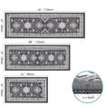 thumbnail image 4 of TOPCOMFY 3-Piece Kitchen Runner Rugs Non-Slip Washable Boho Mats Plush Soft for Floor Laundry, 4 of 5