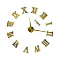thumbnail image 2 of fastboy Timeless 3D DIY Wall Clock Easy To Read For Modern Decor Modern Large 3D Wall Clock Durable Construction Unique Style gold 1Set, 2 of 6