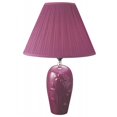 thumbnail image 1 of 26   Ceramic Table Lamp - Burgundy, 1 of 1