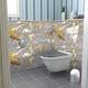 thumbnail image 2 of 10 Pegatinas de Azulejos con Diseño de Mármol Dorado para Cocina, Resistentes Al Aceite y Al Agua, para Pared., 2 of 10