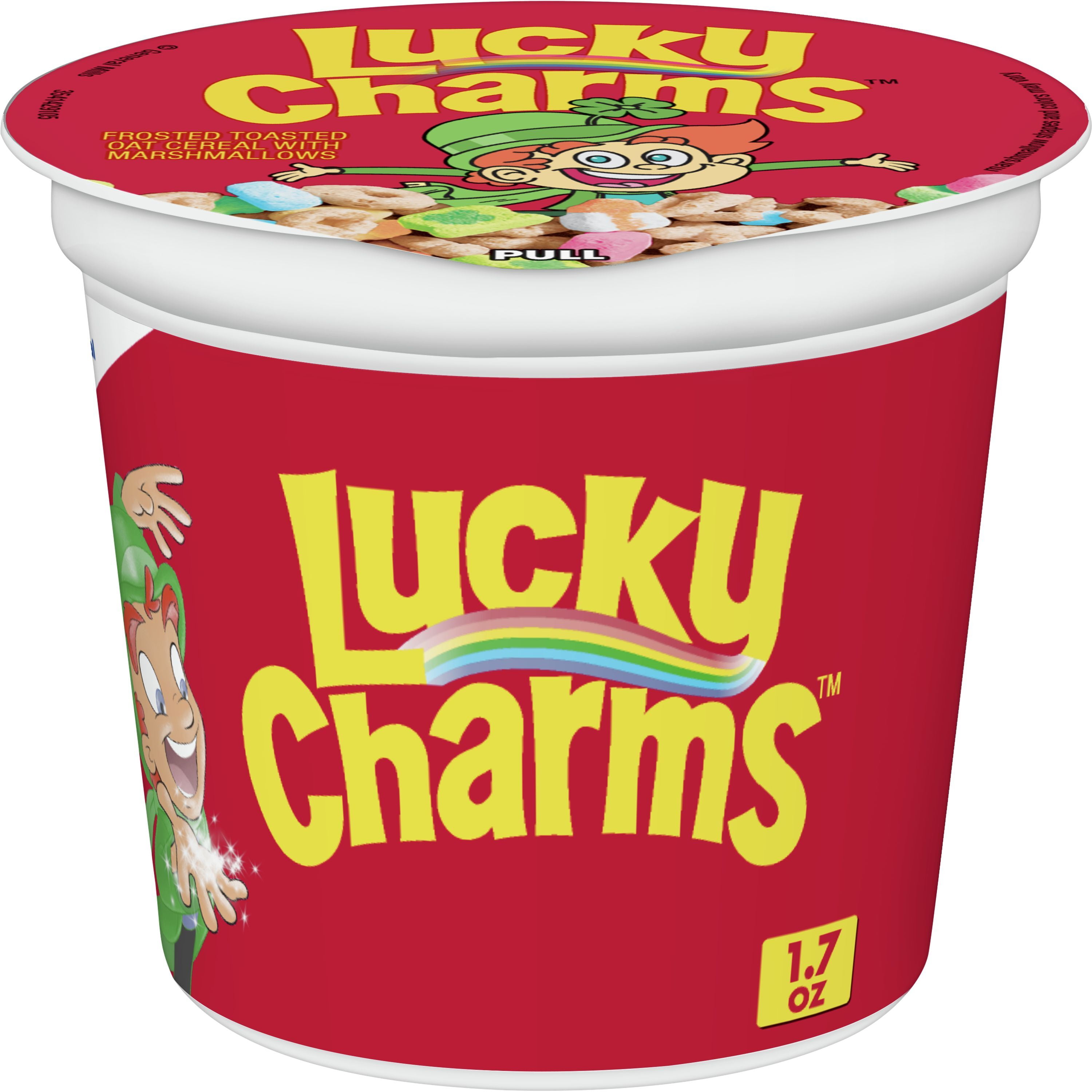 Beca pierna Sin lugar a dudas Lucky Charms Gluten Free Cereal with Marshmallows, 1.7 OZ Single Serve  Cereal Cup - Walmart.com