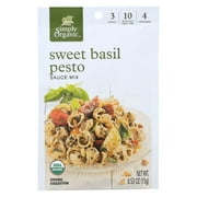 Simply Organic Sweet Basil Pesto Seasoning Mix - Case of 12 - 0.53 oz.