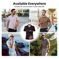 thumbnail image 6 of Lsque Five Nights At Freddy'S Pattern Golf Shirts for Men Dry Fit Print Moisture Wicking Performance Short Sleeve Polo Shirt-Medium, 6 of 7