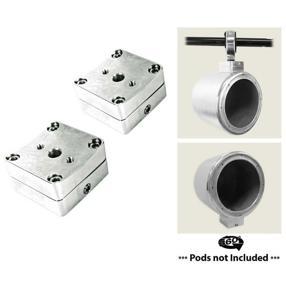 (2) MAC360C 360° Degree Swivel Tower/Surface Mount Clamps 4 Rockville Wakeboards
