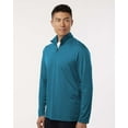 thumbnail image 2 of AllPro 41870 Pro-Lock Performance Quarter-Zip Pullover-Pacific Blue-XS, 2 of 6