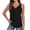 Black, variant on Daznico Tank Tops for Women,Womens Tank Tops Loose Fit V Neck Ruched Sleeveless Tops Casual Basic Shirts,Size XXL