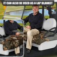 thumbnail image 5 of Whosucclay Highland Cow Family Golf Cart Seat Cover, Non-slip Golf Cart Seat Protector for 2-Seat Golf Carts Anti-Wear Golf Cart Seat Towel Blanket, 52.36"x 32.28", 5 of 7